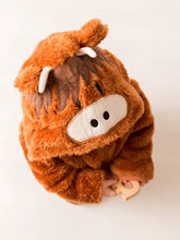 Load image into Gallery viewer, Neutral Hamish Highland Cow Hoodie
