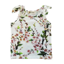 Load image into Gallery viewer, Knot Shoulder Floral Vest
