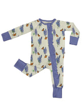 Load image into Gallery viewer, Texas Bluebonnets - Zip Convertible Pajamas
