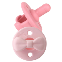 Load image into Gallery viewer, Sweetie Soother Pacifier Sets- Sugarplum Bow P
