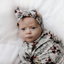 Load image into Gallery viewer, Three little tots-floral flower knotted gown with bow
