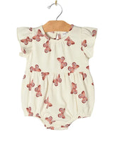Load image into Gallery viewer, Baby Spring Flutter Sleeve Short Romper- Butterflies

