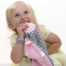 Load image into Gallery viewer, Cheeky Chompers Comfort Chew- Polka Dot Pink
