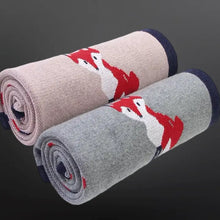 Load image into Gallery viewer, Equestrian Fox Cotton Baby Blanket (Beige)
