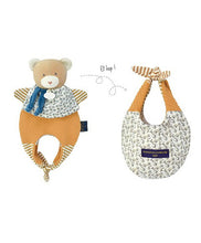 Load image into Gallery viewer, Doudou Puppet Bear - Small bag - Amusette 3 IN 1
