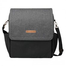 Load image into Gallery viewer, BOXY BACKPACK IN GRAPHITE/BLACK COLORBLOCK - PETUNIA PICKLE BOTTOM
