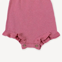 Load image into Gallery viewer, Rose Heather Knit Baby Romper+Bodysuit+Tights (3 Piece Set)
