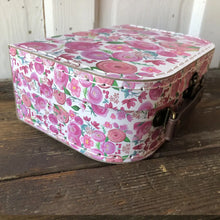 Load image into Gallery viewer, Floral Paper Suitcase
