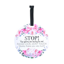 Load image into Gallery viewer, Flower No Touching Baby Car Seat and Stroller Tag
