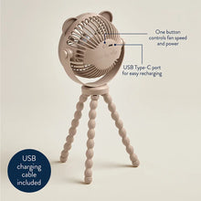 Load image into Gallery viewer, Itzy Breeze 3-Speed Stroller Fan™ (Taupe)
