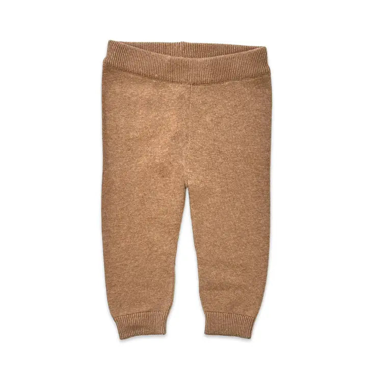 Pocket Sweater Knit Baby Legging Pants (Organic Cotton-Chai Spice)