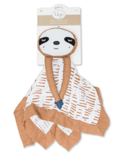 Load image into Gallery viewer, Cotton Muslin Lovie - Sloth
