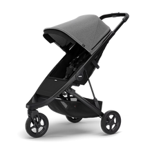 Load image into Gallery viewer, Thule Spring city stroller gray melange on black
