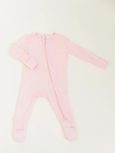 Load image into Gallery viewer, Bamboo Baby Clothing Jumpsuit 0-3 Months - Cotton Candy Pink
