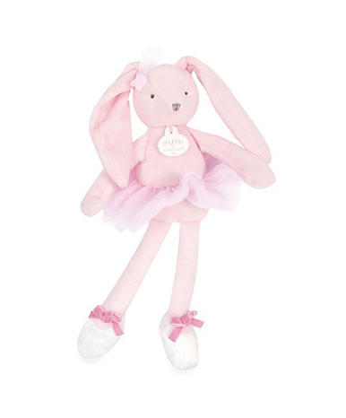 Pink ballerina rabbit plush toy - 30 cm