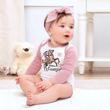 Load image into Gallery viewer, Wild West/Pink Little Cowgirl Set Of Bodysuits
