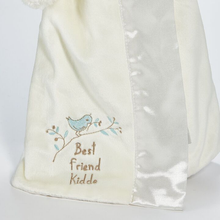 Load image into Gallery viewer, Bunnies by the bay kiddo lamb buddy blanket
