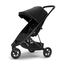 Load image into Gallery viewer, Thule Spring city stroller midnight black on black
