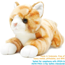 Load image into Gallery viewer, Tamarr the Orange Tabby Cat | 10 Inch Stuffed Animal Plush
