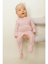 Load image into Gallery viewer, Bamboo Baby Clothing Jumpsuit 0-3 Months - Cotton Candy Pink
