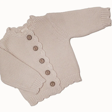 Load image into Gallery viewer, Sophia Cotton Knit Button Cardigan (Light Oat Sophia)
