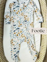 Load image into Gallery viewer, Bamboo Baby Footie - Newborn-24 Months
