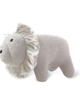 Load image into Gallery viewer, Lion Knit Stuffed Animal Soft Baby Toy (Organic Cotton)
