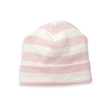 Baby Hat Pink Stripes