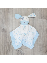 Load image into Gallery viewer, Cotton Muslin Lovie - Blue Puppy
