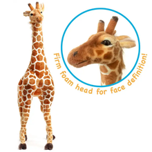 Load image into Gallery viewer, Jani The Savannah Giraffe | 52 Inch Stuffed Animal Plush
