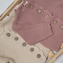 Load image into Gallery viewer, Sophia Cotton Knit Button Cardigan (Dusty Pink Sophia)
