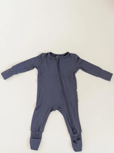 Load image into Gallery viewer, Bamboo Baby Clothing Jumpsuit 0-3 Months - Navy Blue
