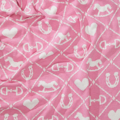 Baby Rinia Blanket (Pink/White)