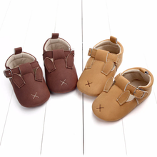 Load image into Gallery viewer, Annie &amp; Charles® leather crawling shoes (Brown Rabbit)
