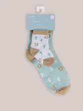 Load image into Gallery viewer, Mama &amp; Me Matching Socks Set - Howdy Partner Blue
