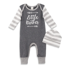 Load image into Gallery viewer, 2-Pc Gift Set Little Brother Romper
