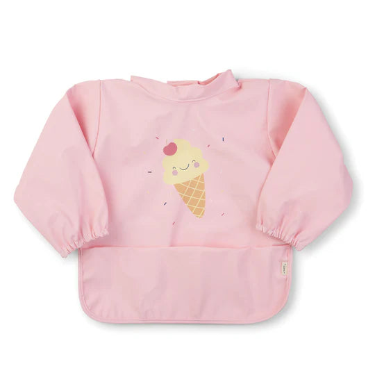 Long Sleeve Waterproof Bib (ICE CREAM)