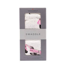 Load image into Gallery viewer, New Castle Pink Digger Swaddle
