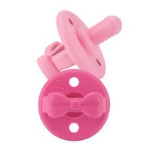 Load image into Gallery viewer, Itzy Ritzy Sweetie Soother Pacifier Sets- Pink Bow
