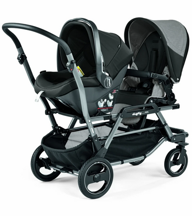 twin peg perego PegPerego DUETTE PIROET ("Atmosphere-Light Grey & Dark Grey (Seats & C –  SAM & SAB BABY STORE