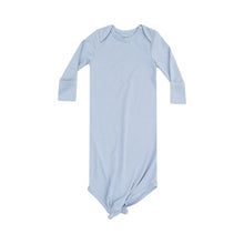 Load image into Gallery viewer, Solid Blue Fog Knotted Gown
