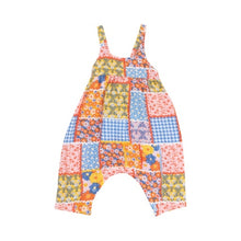Load image into Gallery viewer, Ric Rac Patchwork Tie Back Romper
