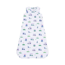 Load image into Gallery viewer, Vintage Golf Carts Pink Sleep Bag
