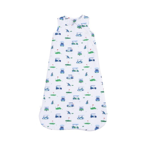 Vintage Golf Carts Blue Sleep Bag