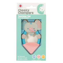 Load image into Gallery viewer, Cheeky Chompers Animal Teether- Elephat
